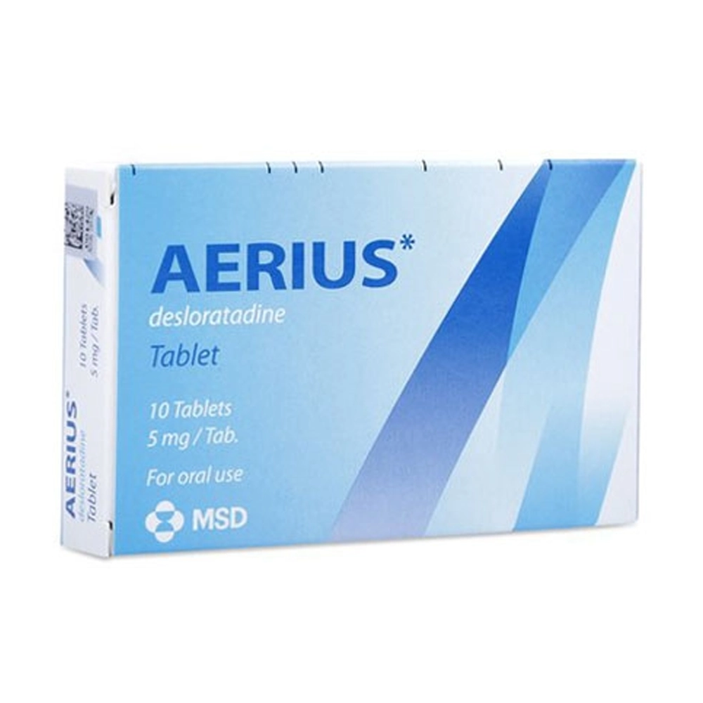 Aerius (Desloratadine 5mg) MSD 1 vỉ x 10 viên