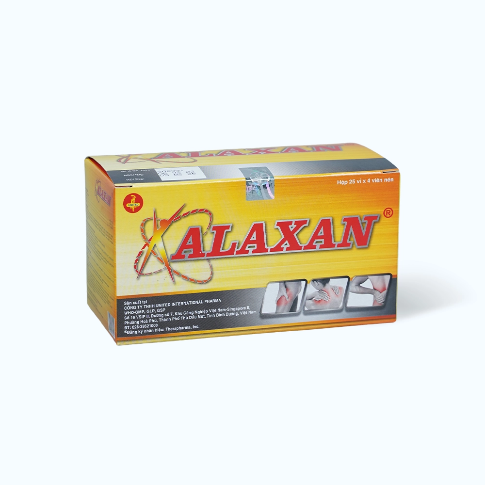 Alaxan United 25 vỉ x 4 viên