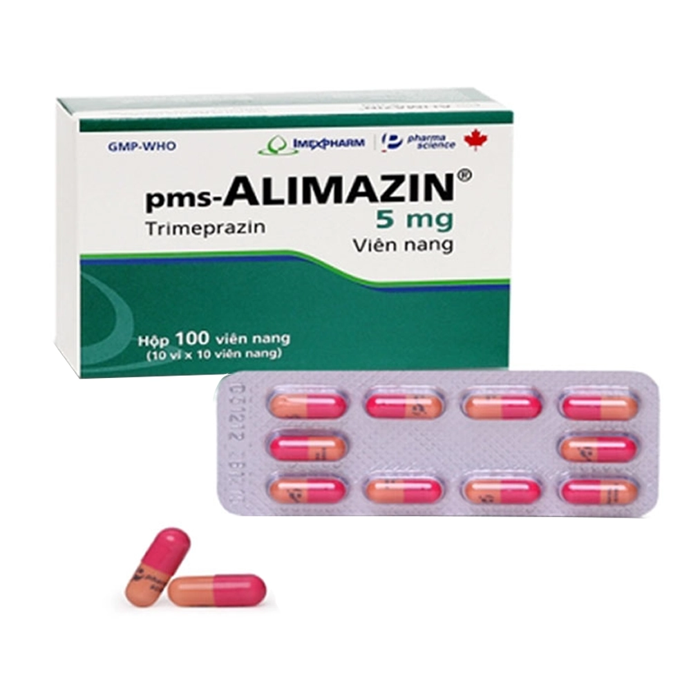 Alimazin 5mg Imexpharm 10 vỉ x 10 viên