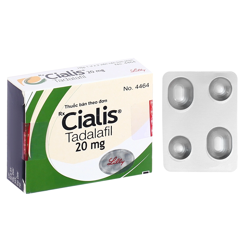 Cialis 20mg (Tadalafil 20mg) Lilly 1 vỉ x 2 viên