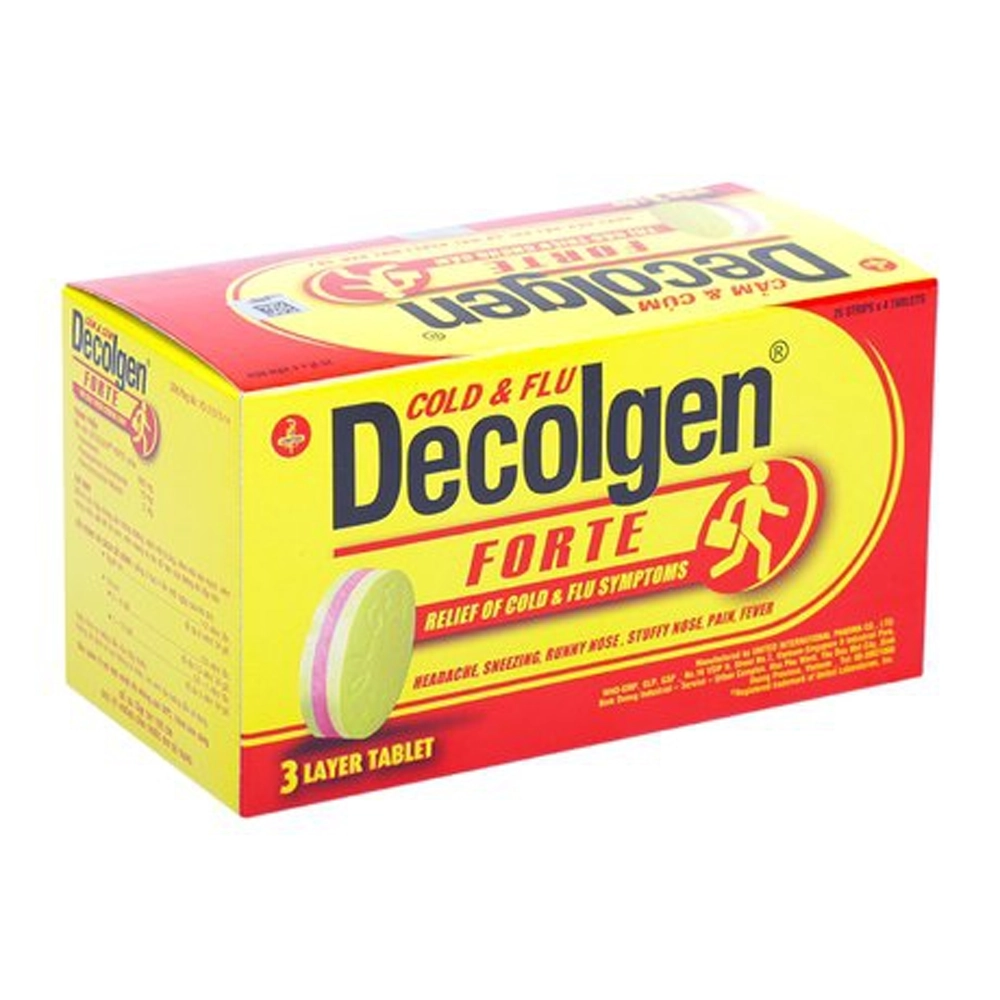 Decolgen Forte United 30 vỉ x 4 viên