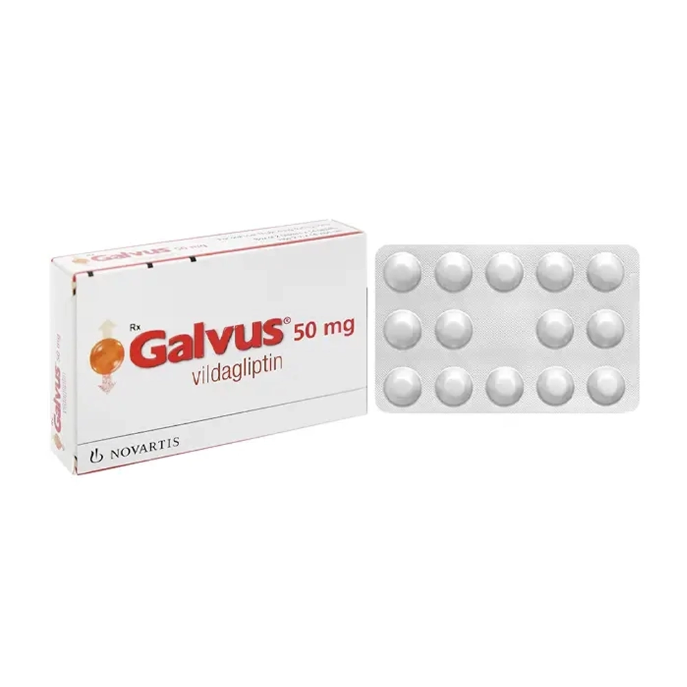 Galvus 50mg Novartis 2 vỉ x 14 viên