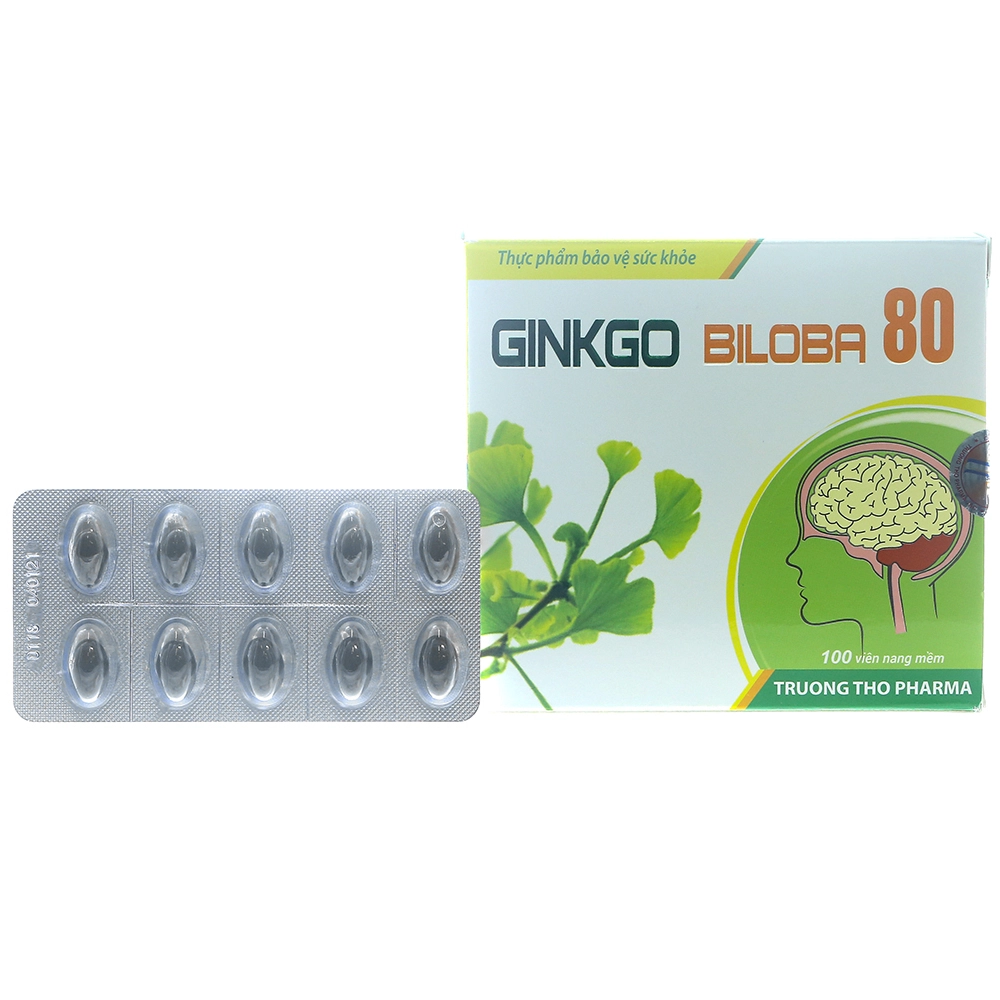 Ginkgo Biloba 80 Đăng Khoa 100 viên