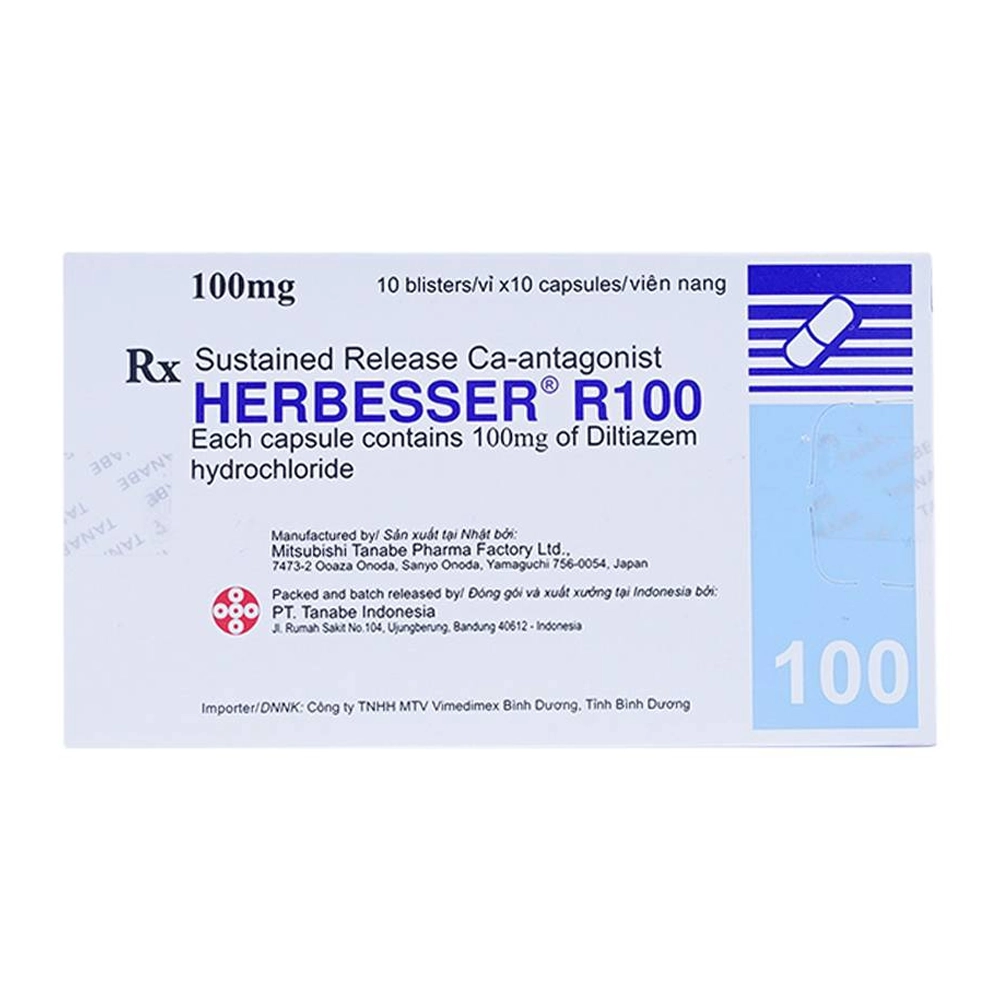 Herbesser R100 Abbott, Hộp 100 viên