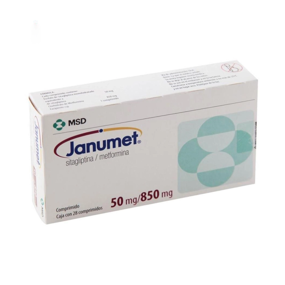 Janumet 50mg/850mg MSD - Hộp 4 vỉ x 7 viên