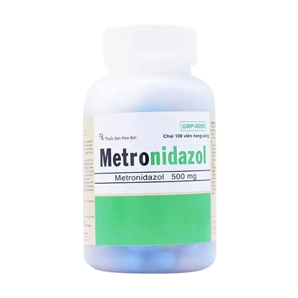 Metronidazol 500mg Donaipharm, Chai 100 viên
