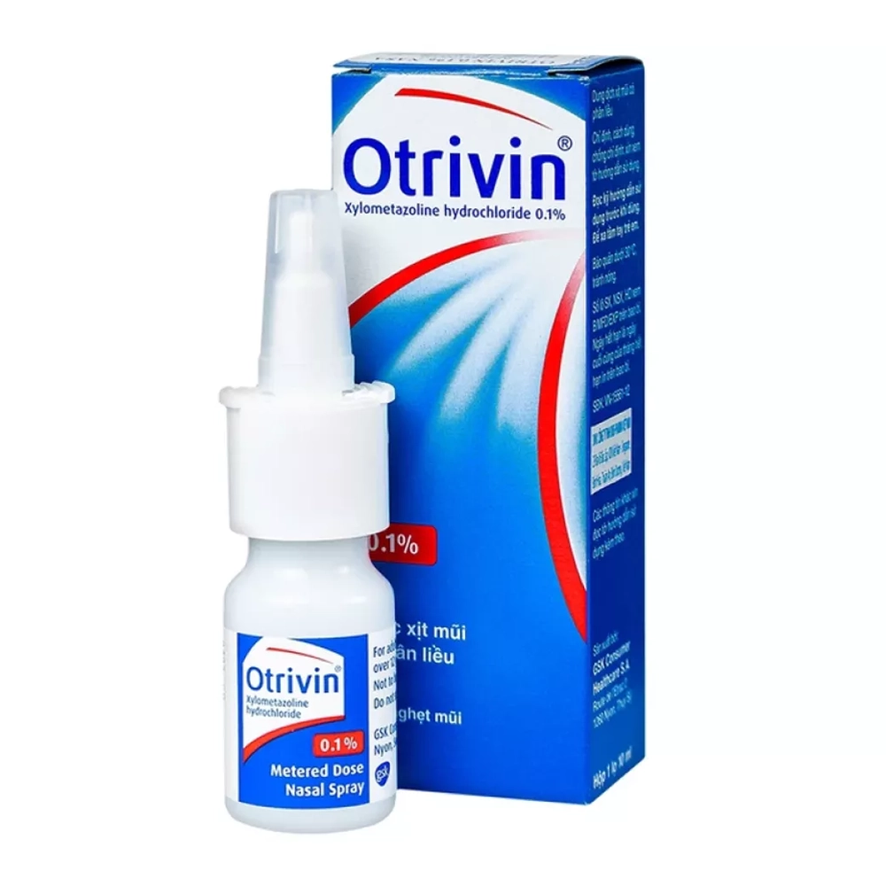 Otrivin 0.1% Gsk NHỎ MŨI 10ml