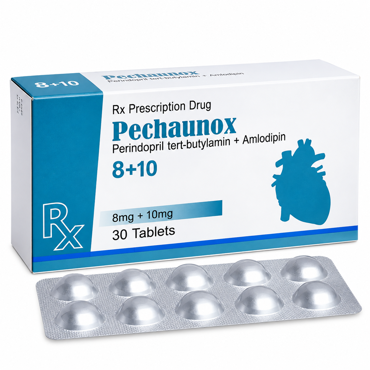 Pechaunox 8/10 Adamed 3 vỉ x 10 viên