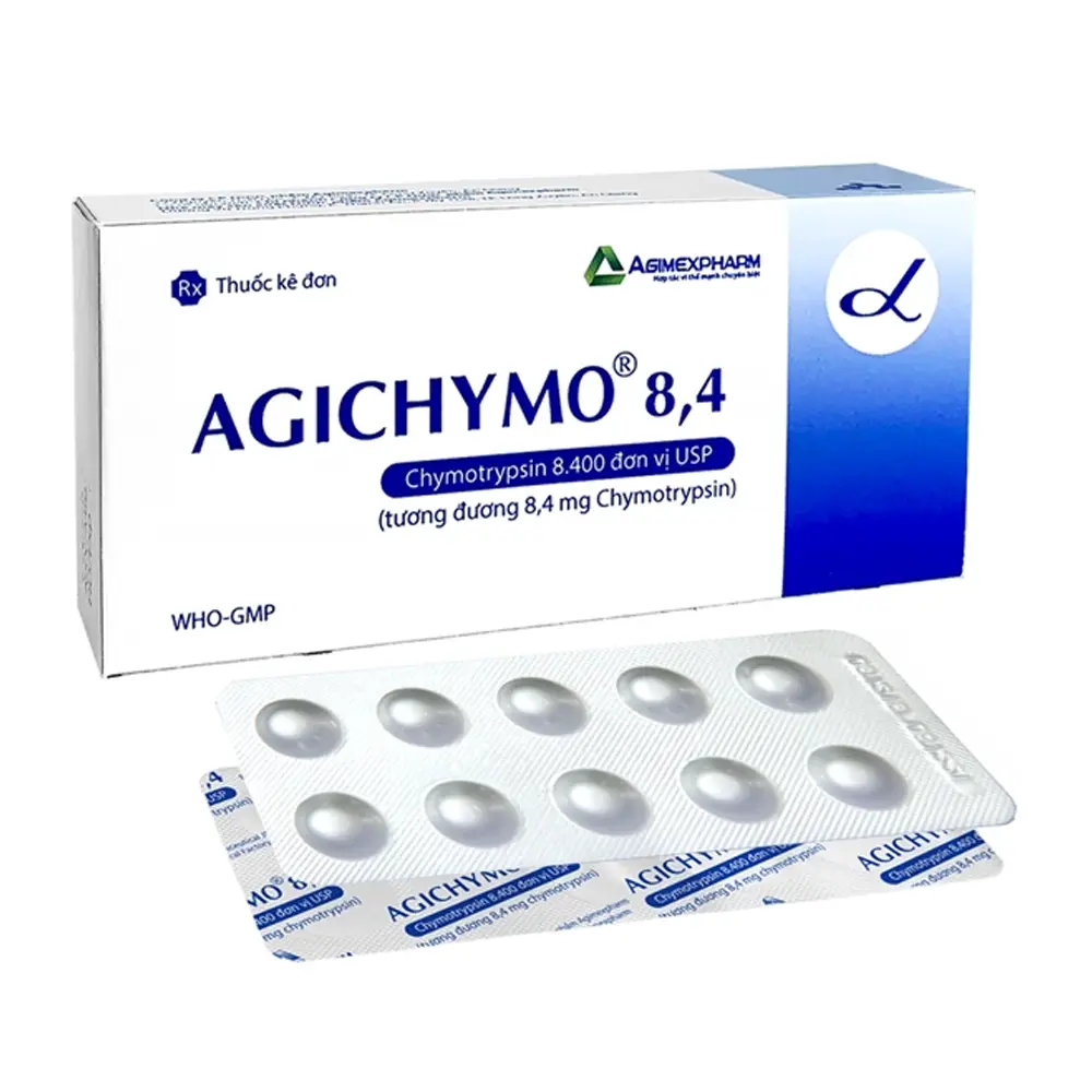 Agichymo 8.4 Agimexpharm 2 vỉ x 10 viên