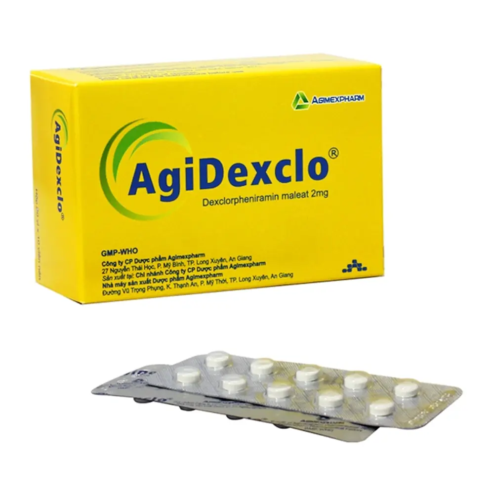 AgiDexclo 2 mg Agimexpharm 20 vỉ x 10 viên