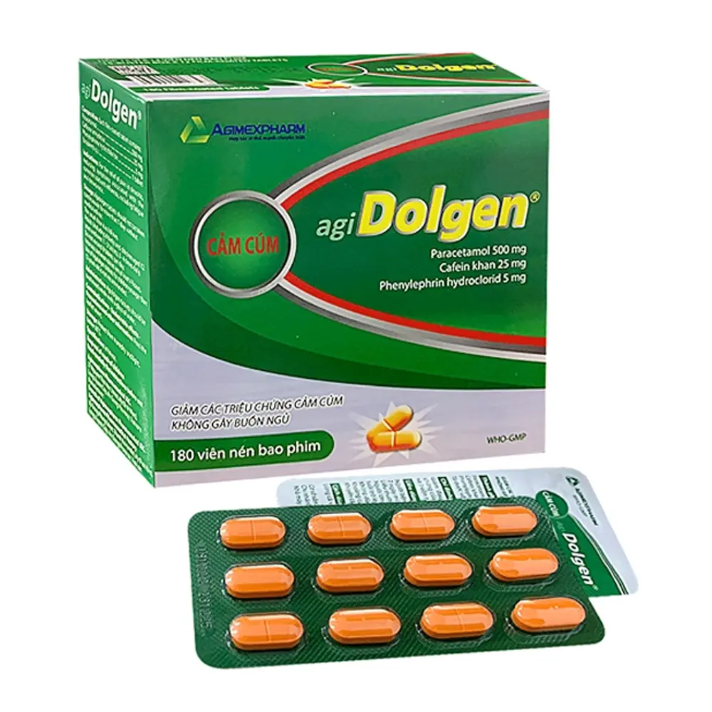 Agidolgen Agimexpharm 15 vỉ x 12 viên