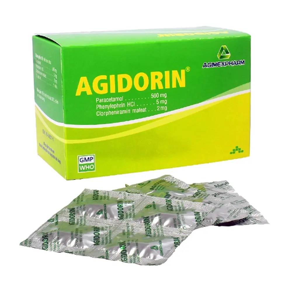 Agidorin Agimexpharm 25 vỉ x 4 viên