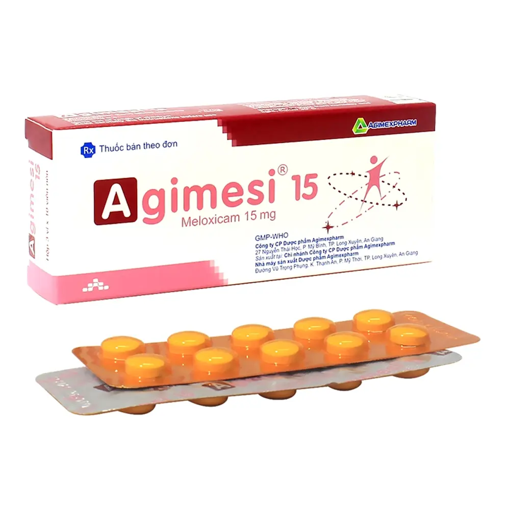 Agimesi 15 Agimexpharm 3 vỉ x 10 viên