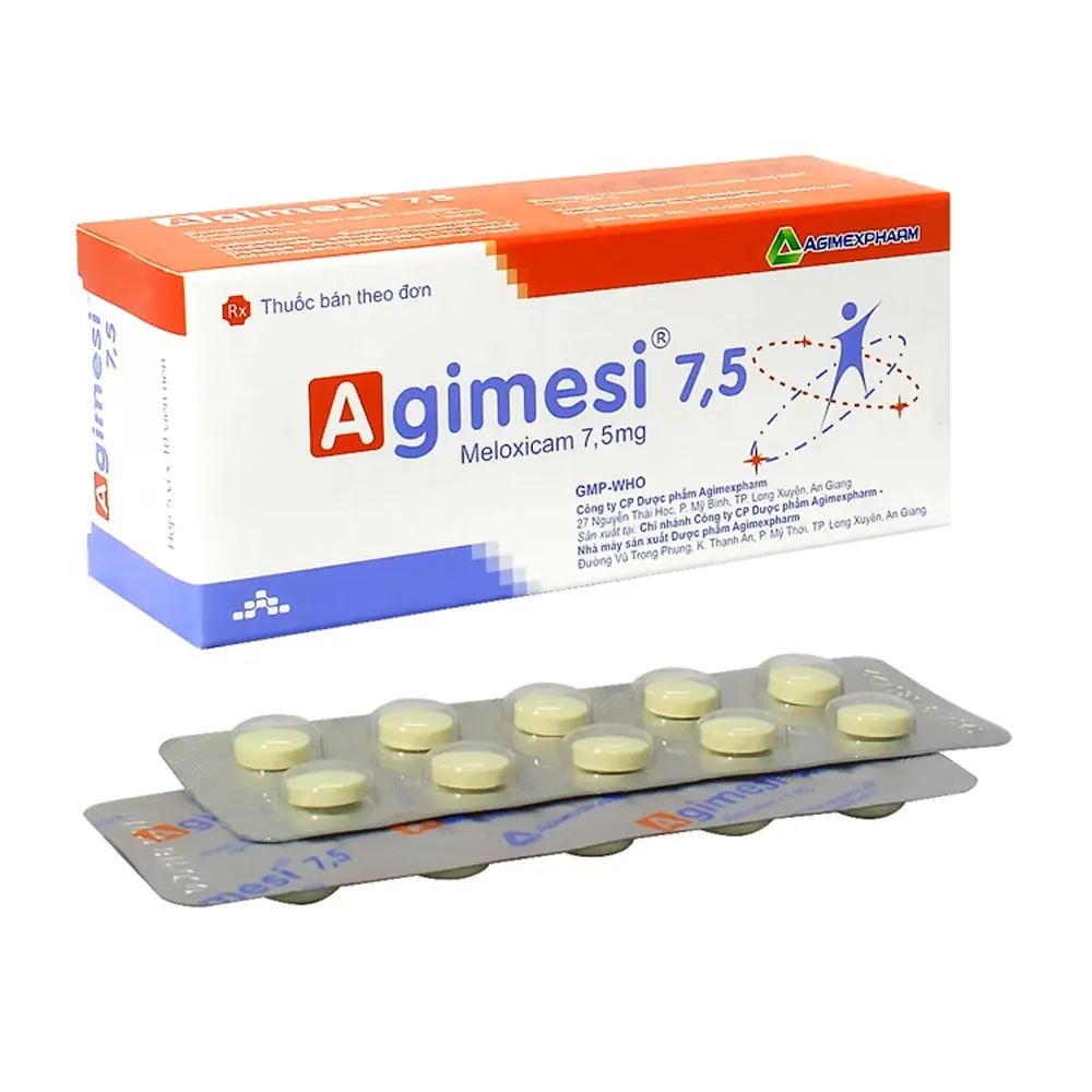 Agimesi 7.5 Agimexpharm 5 vỉ x 10 viên