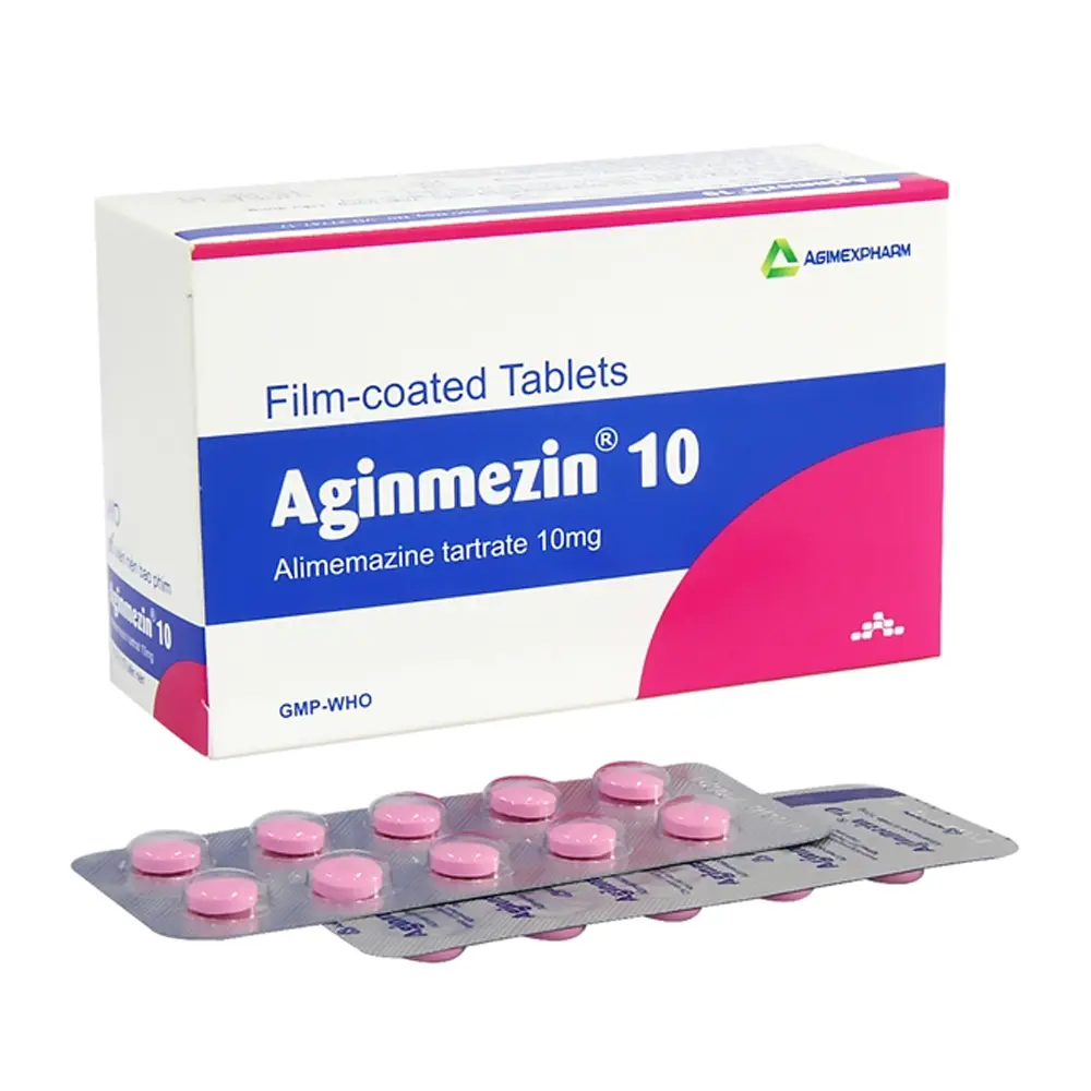 Aginmezin 10 Agimexpharm 10 vỉ x 10 viên