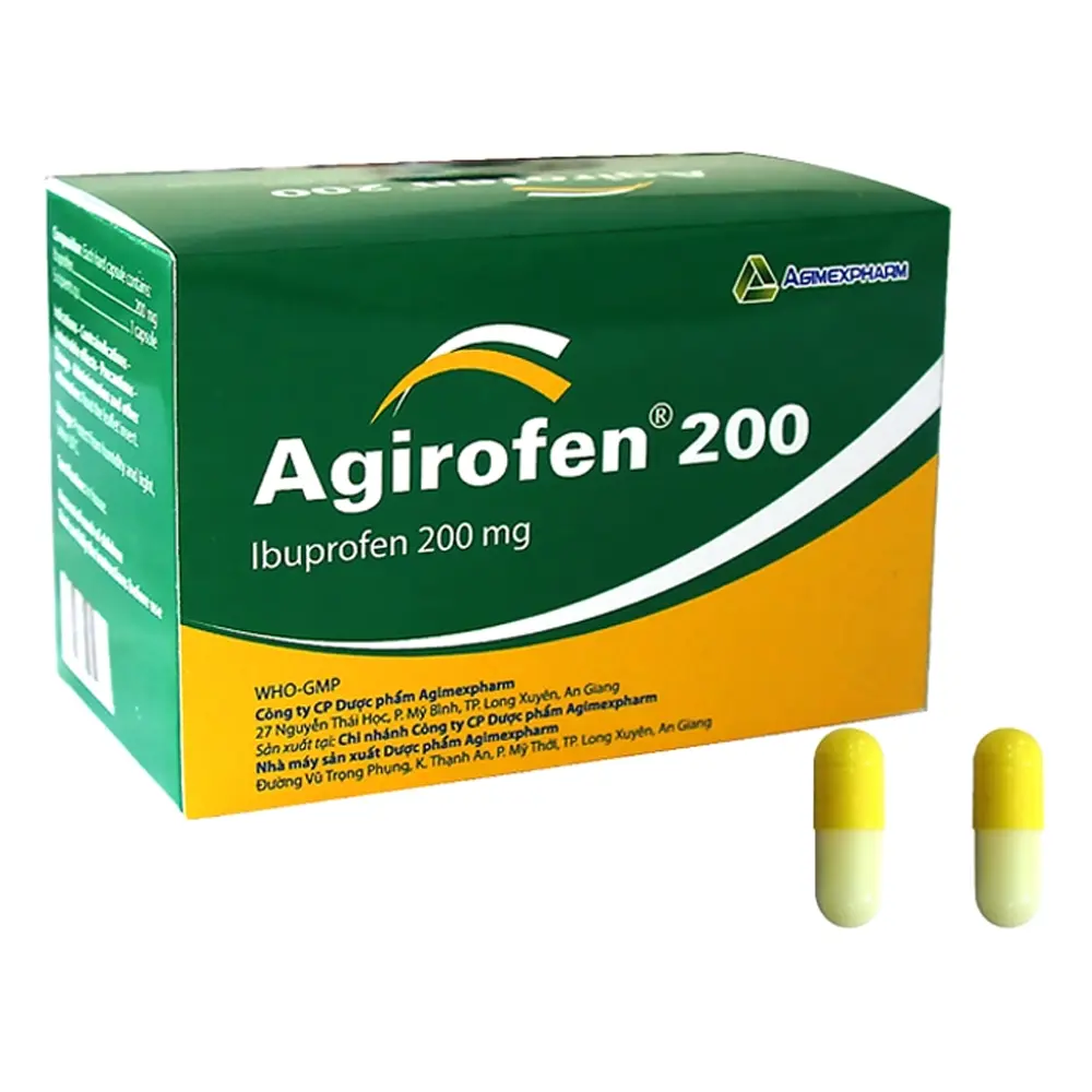 Agirofen 200 Agimexpharm 3 vỉ x 10 viên