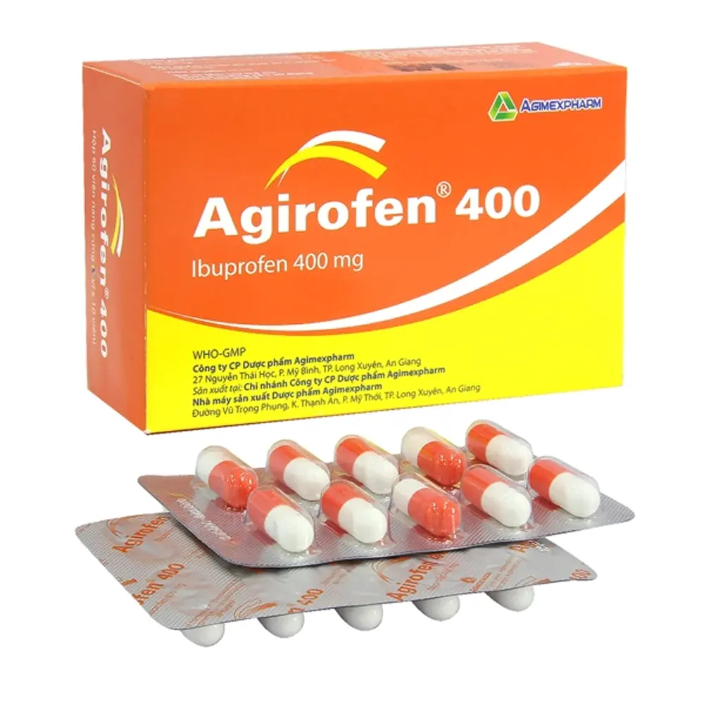Agirofen 400 Agimexpharm 6 vỉ x 10 viên