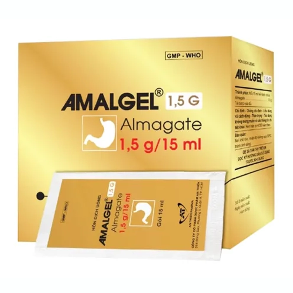 Amalgel 1.5g An Thiên 30 gói x 15ml
