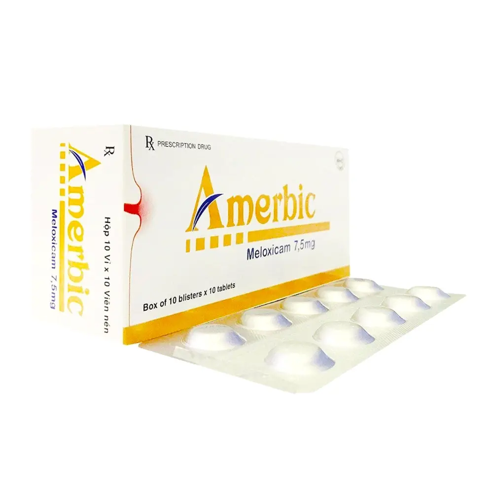 Amerbic 7.5 mg Donaipharm 10 vỉ x 10 viên