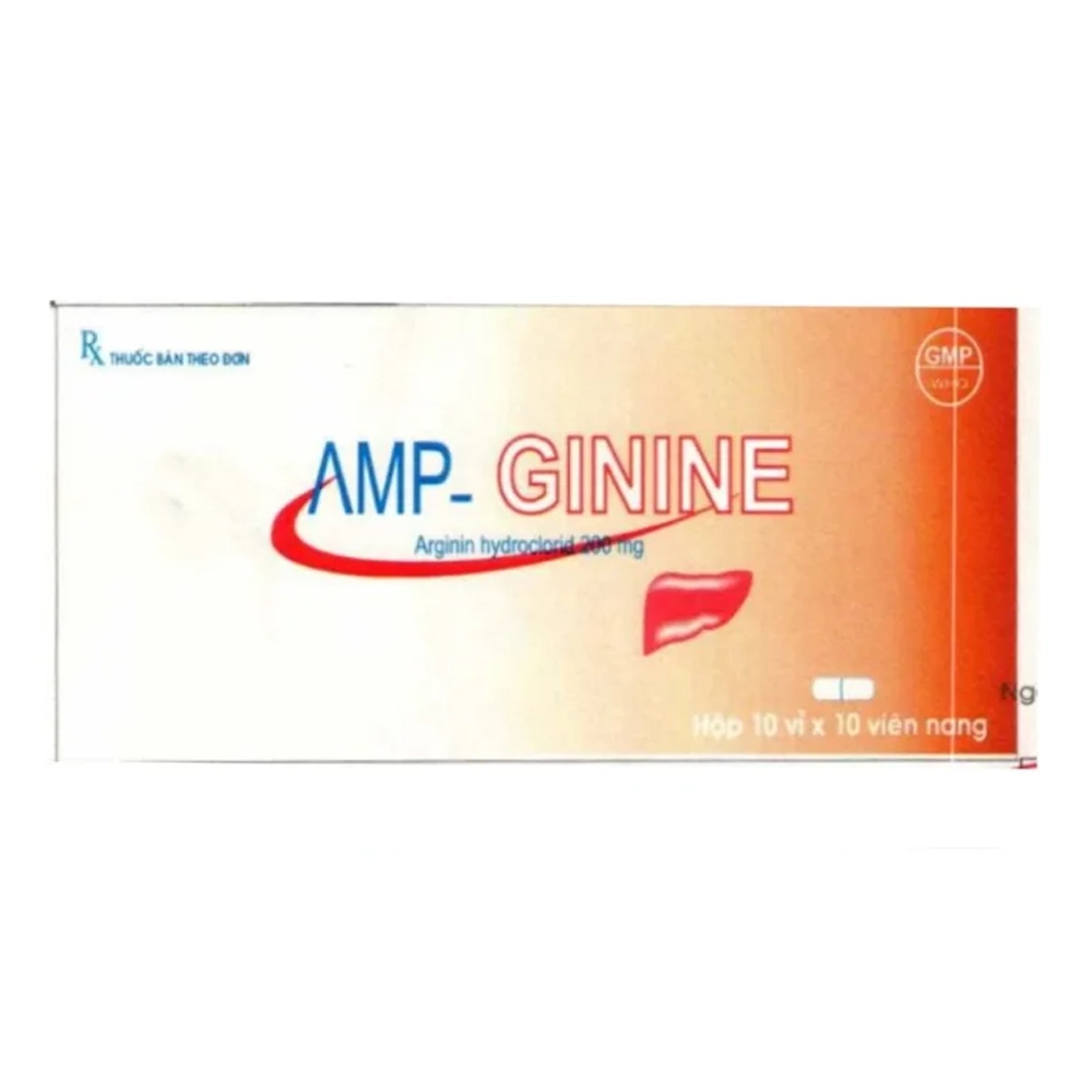 Amp-Ginine Donaipharm 10 vỉ x 10 viên