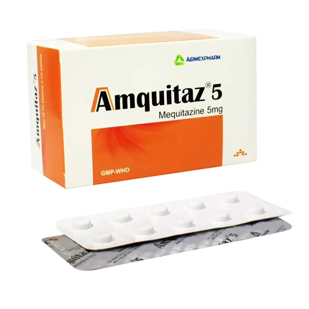 Amquitaz 5 Agimexpharm 10 vỉ x 10 viên