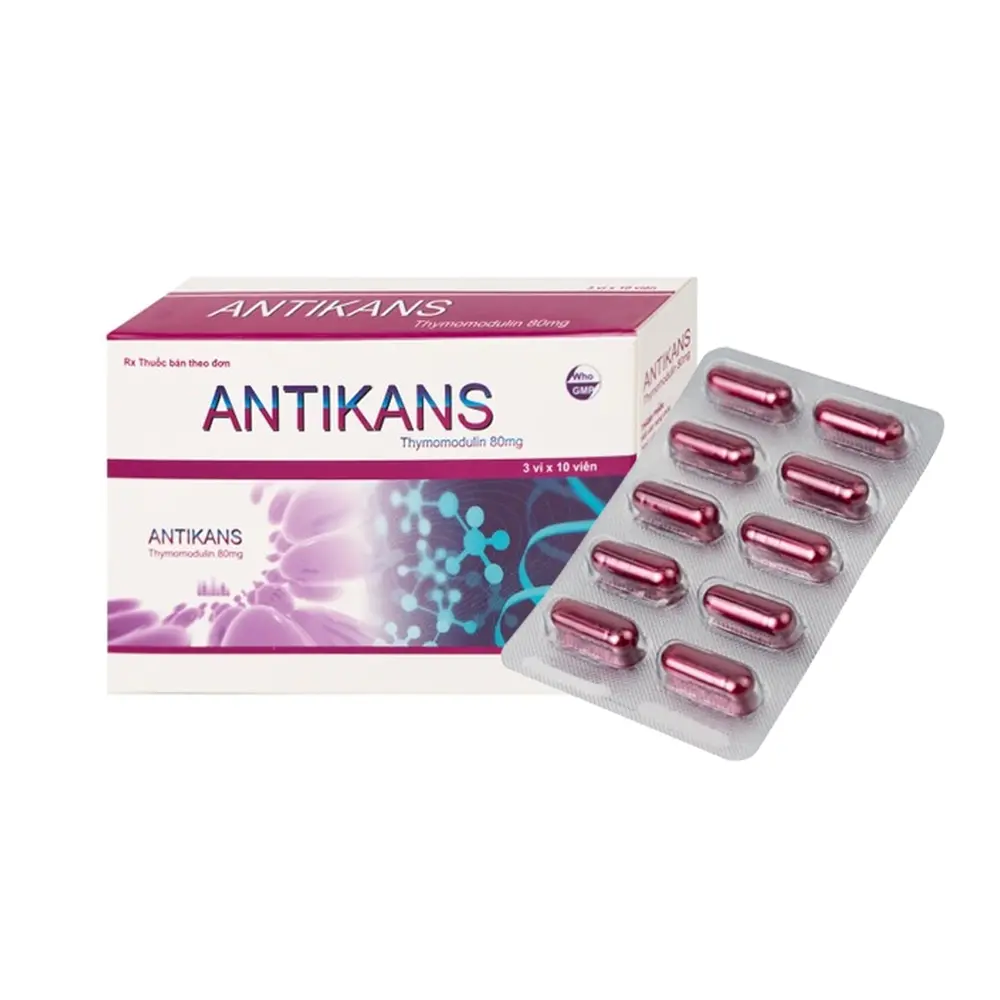 Antikans (Thymomodulin 80 mg) Armephaco 3 vỉ x 10 viên