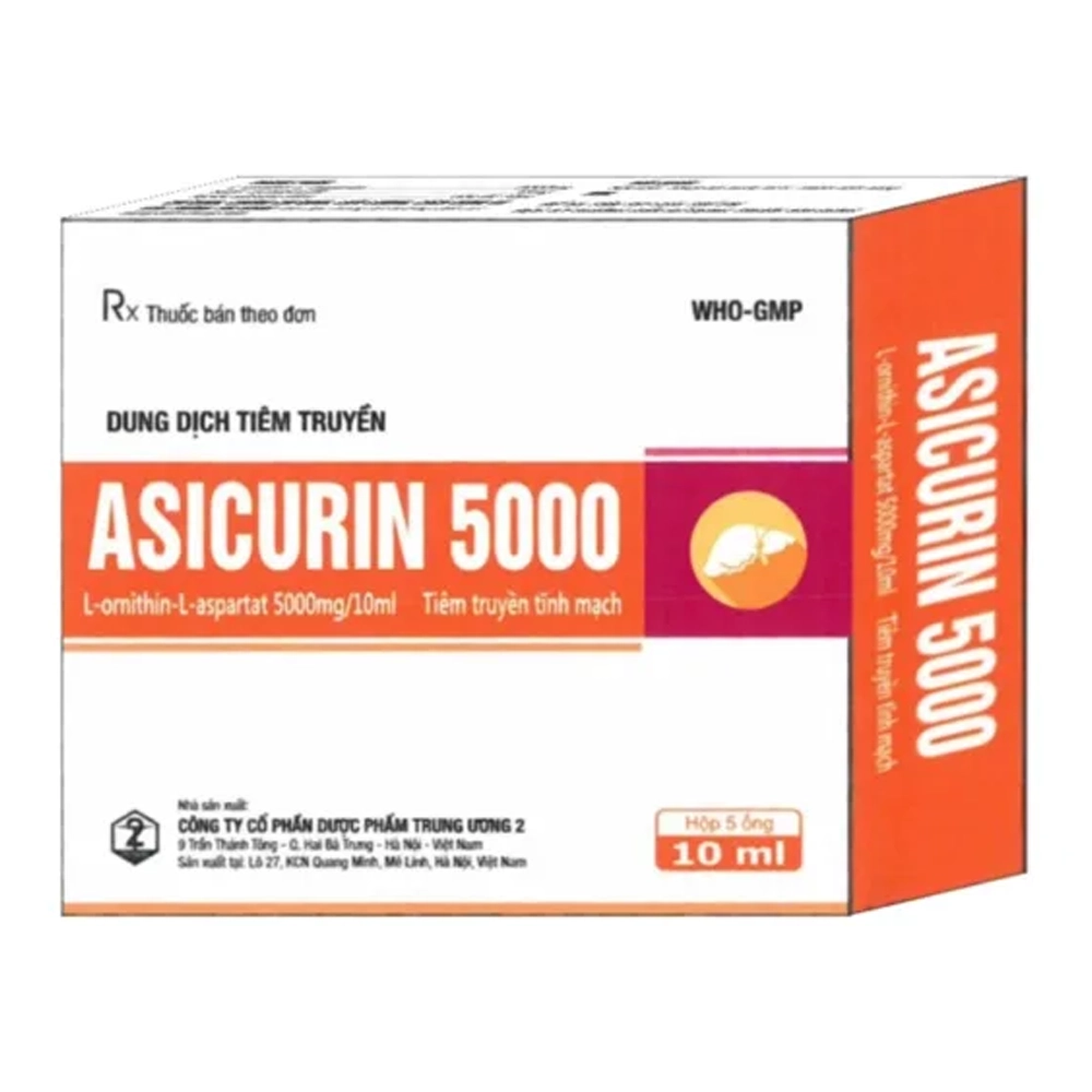 Asicurin 5000 Dopharma hộp 5 ống