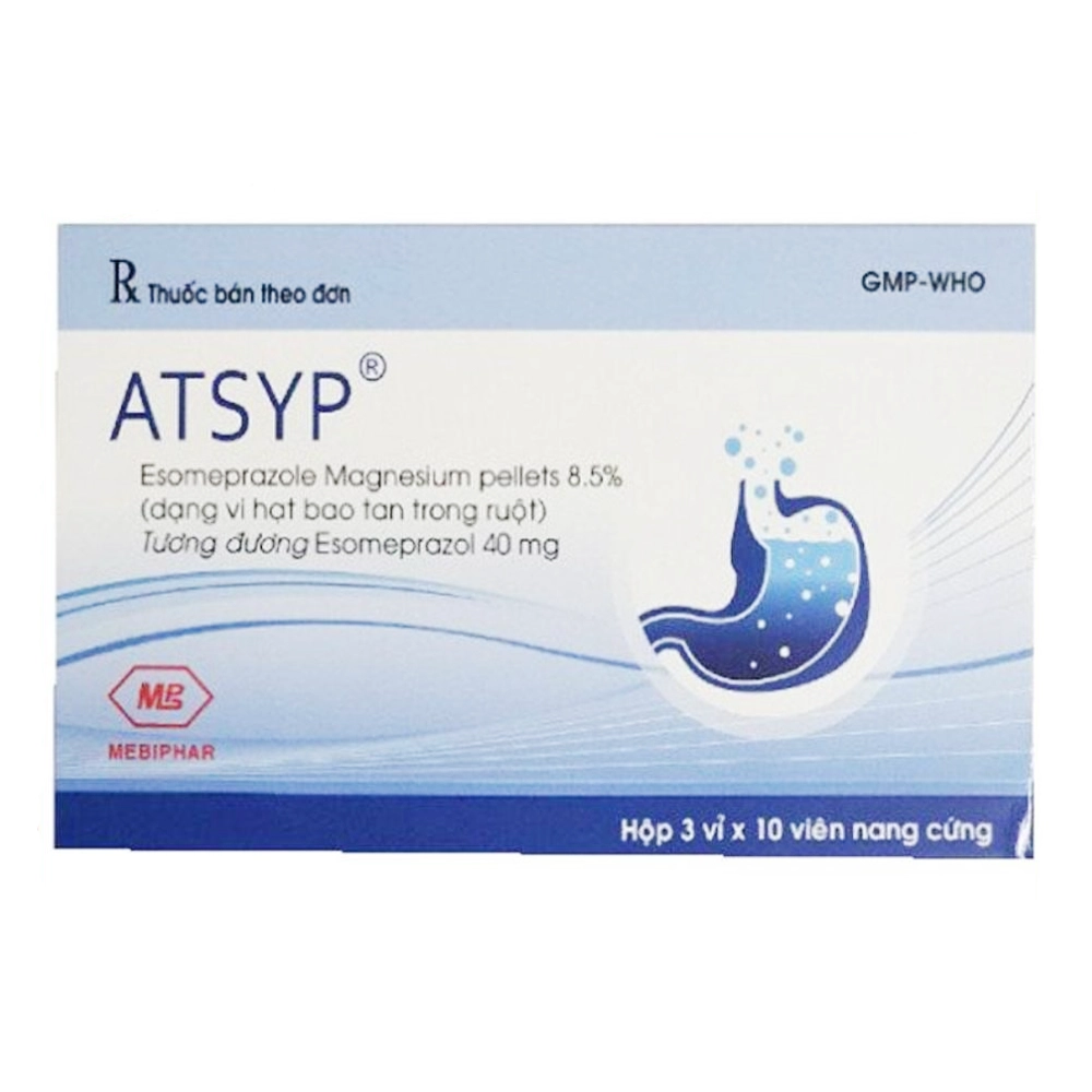Atsyp 40mg (Esomeprazole 40mg) Mebiphar 3 vỉ x 10 viên