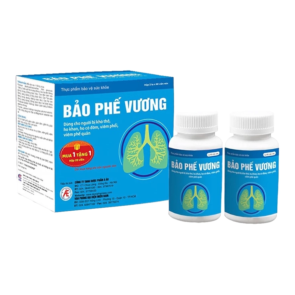 Bảo Phế Vương 2 lọ x 60 viên