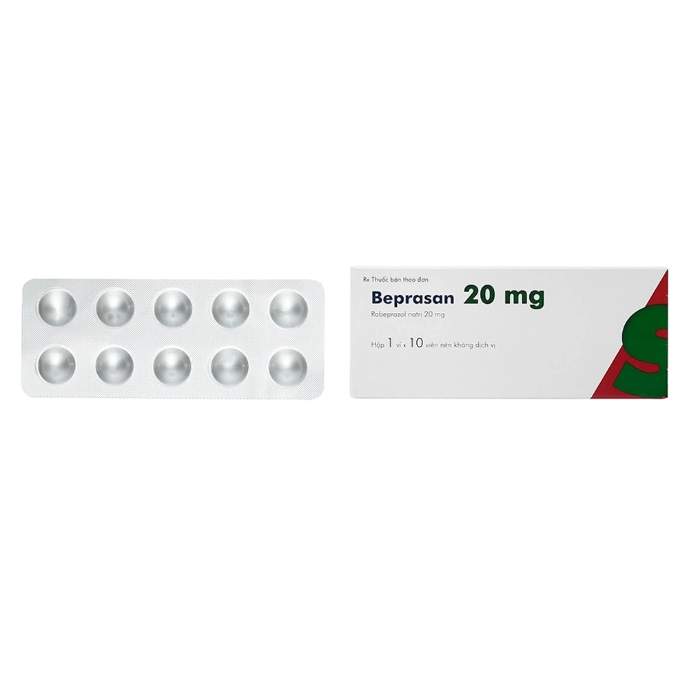 Beprasan 20mg (Rabeprazole 20mg) Sandoz 1 vỉ x 10 viên