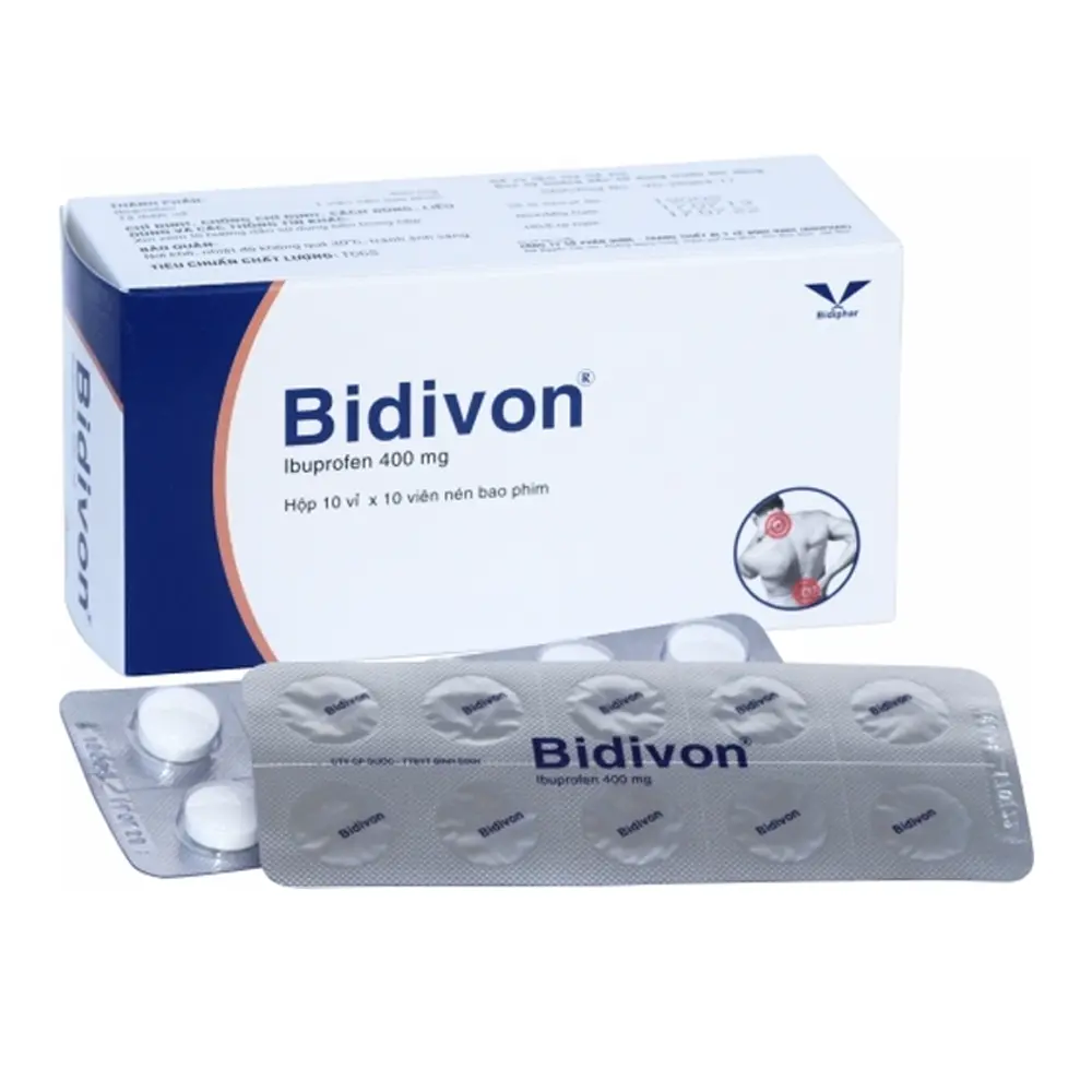Bidivon 400mg Bidiphar 10 vỉ x 10 viên