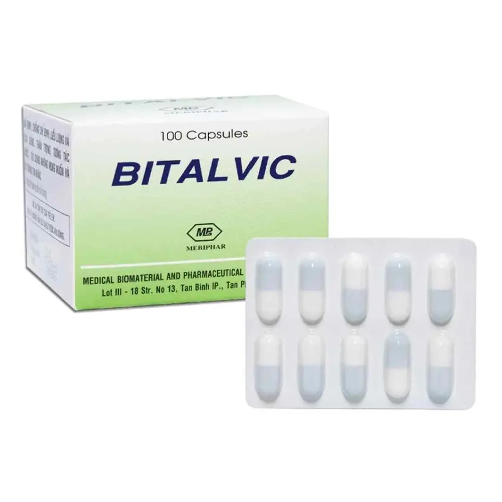 Bitalvic Mebiphar 10 vỉ x 10 viên