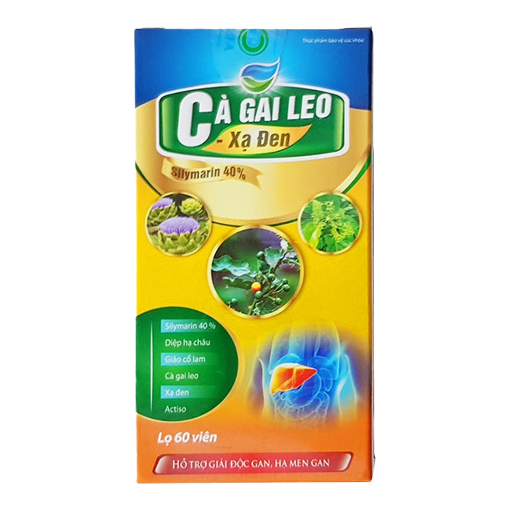 Cà gai leo xạ đen Hải Linh Chai 60 viên