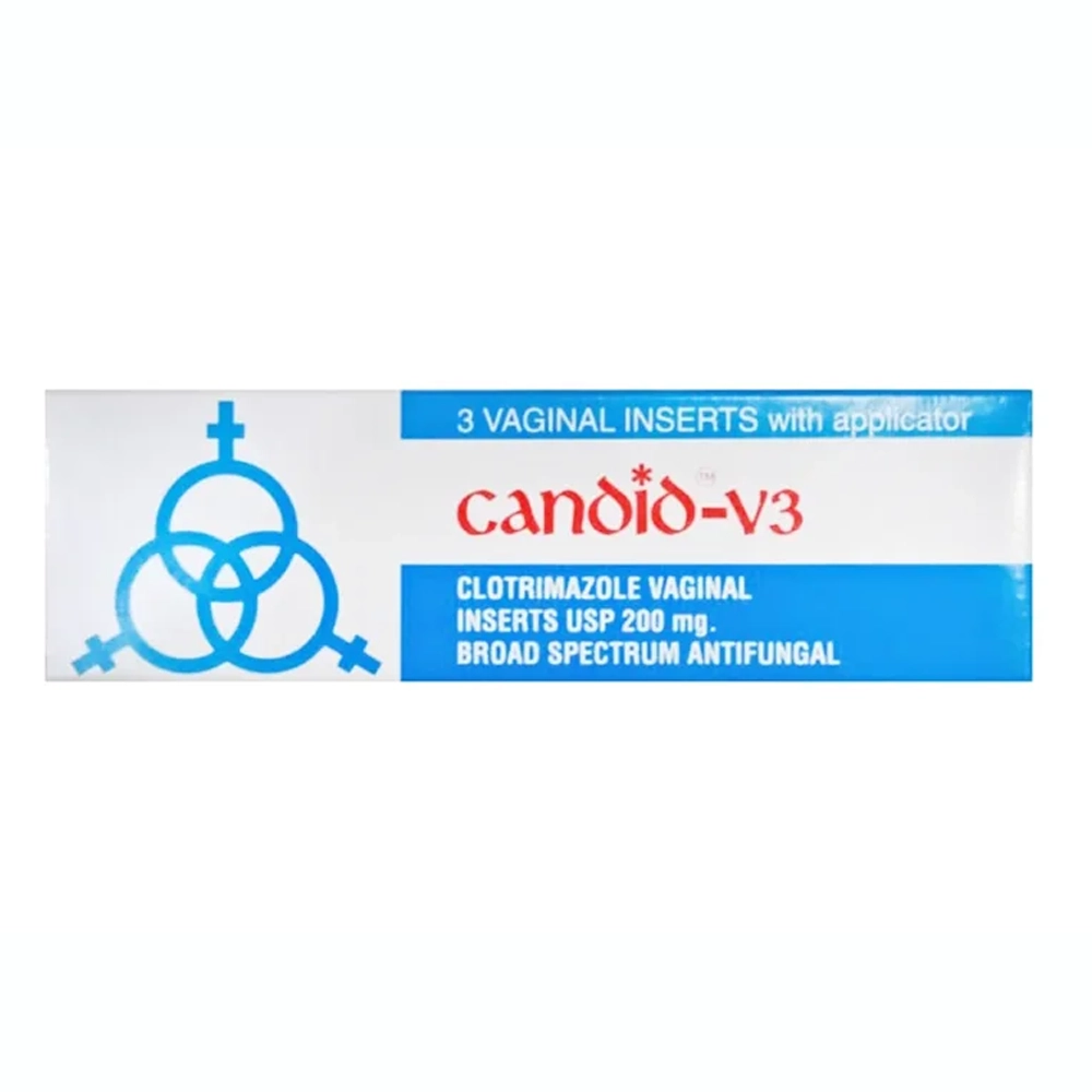 Candid-V3 Glenmark 1 vỉ x 3 viên