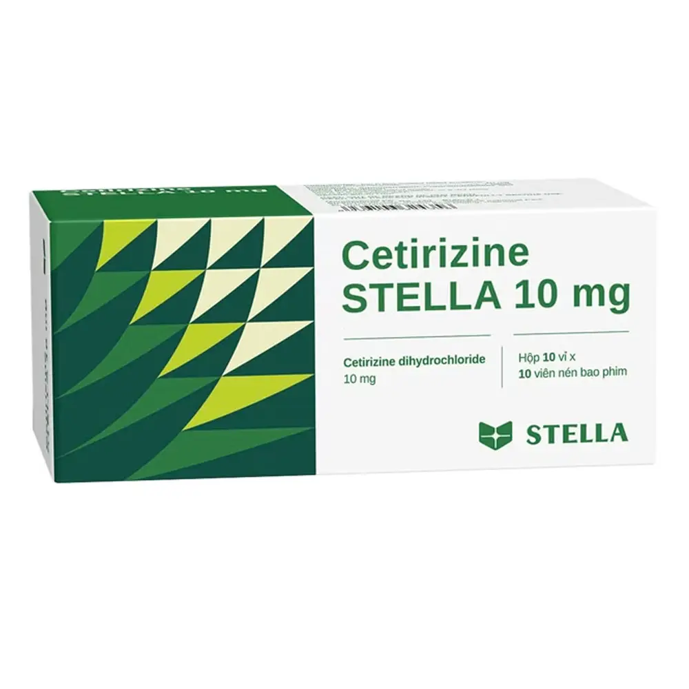 Cetirizine Stella 10 mg 10 vỉ x 10 viên