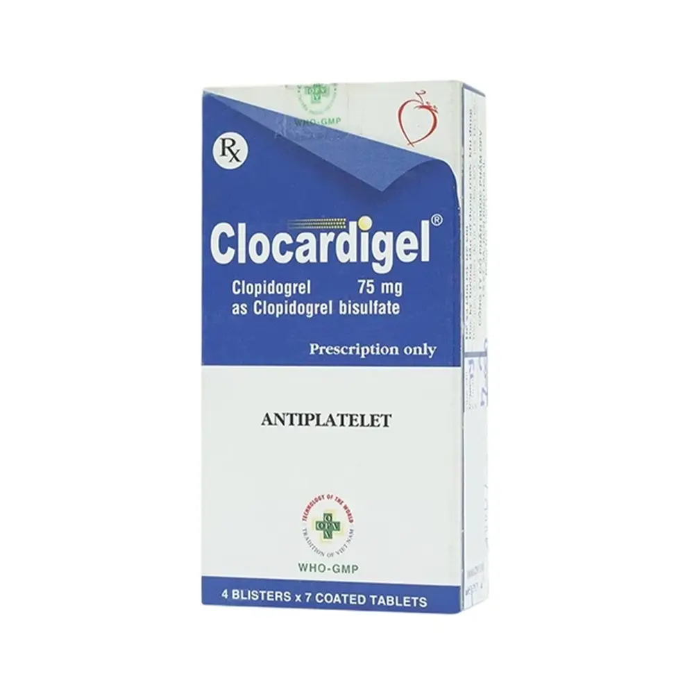 Clocardigel OPV 4 vỉ x 7 viên