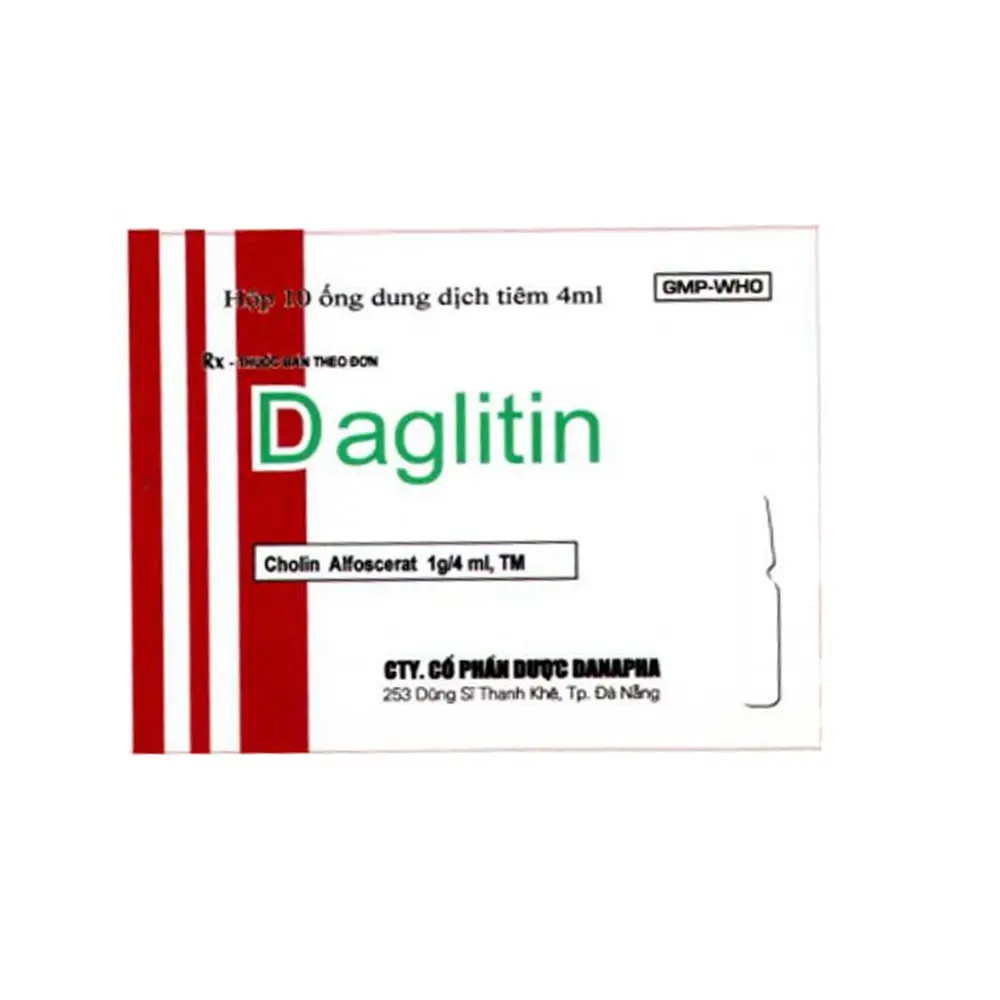 Daglitin (Choline alfoscerate 1 g/4 ml) Danapha 10 ống x 4ml