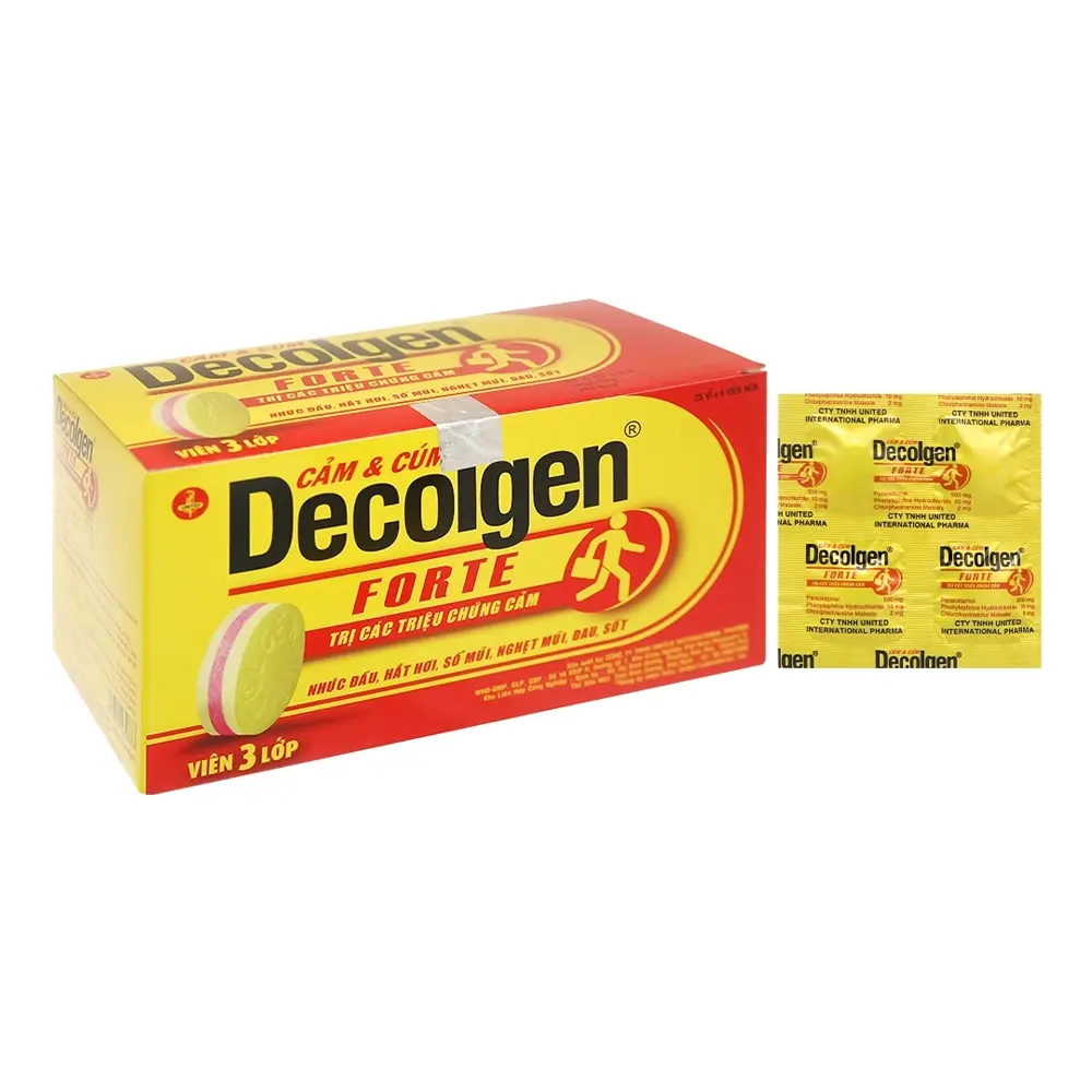 Decolgen Forte United 25 vỉ x 4 viên