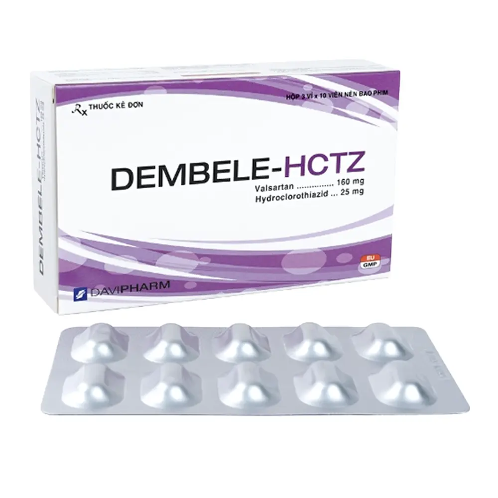 Dembele-HCTZ Davipharm 3 vỉ x 10 viên