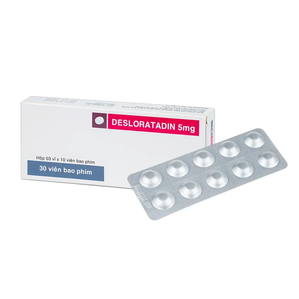 Desloratadin 5mg TV.Pharm 3 vỉ x 10 viên