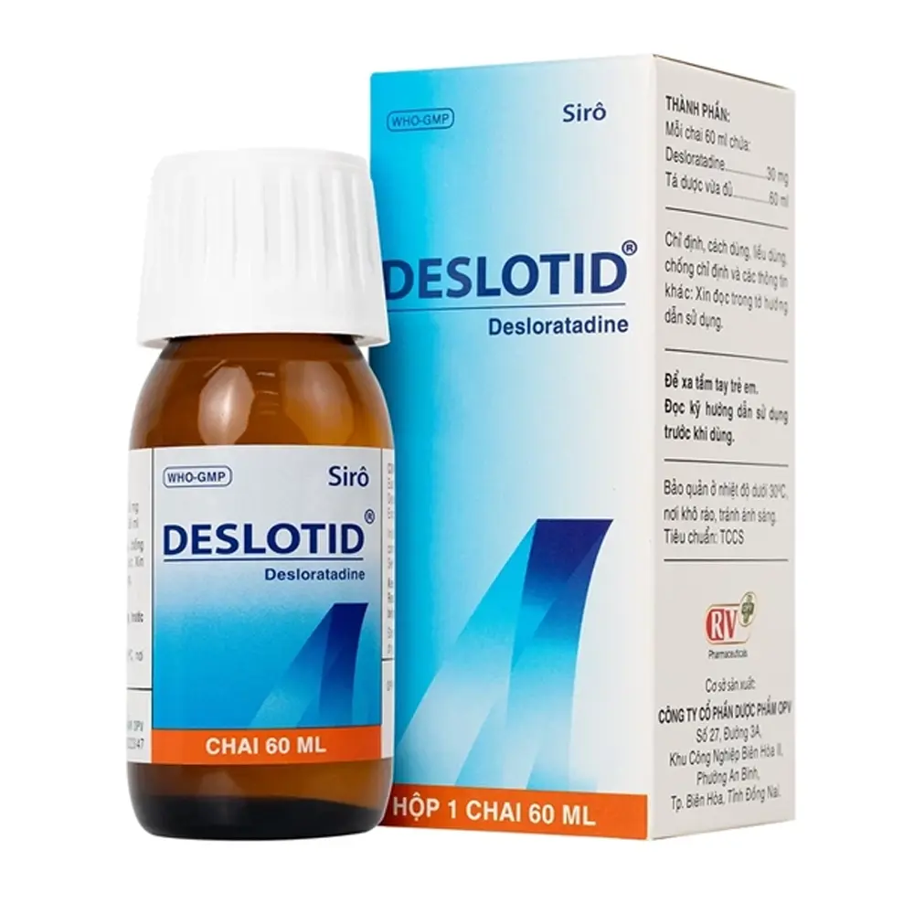 Deslotid (Desloratadine 0.5 mg) OPV chai 60 ml
