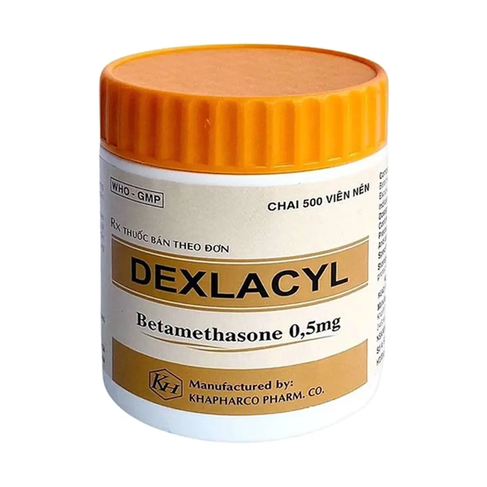 Dexlacyl 0.5 mg Khapharco chai 500 viên