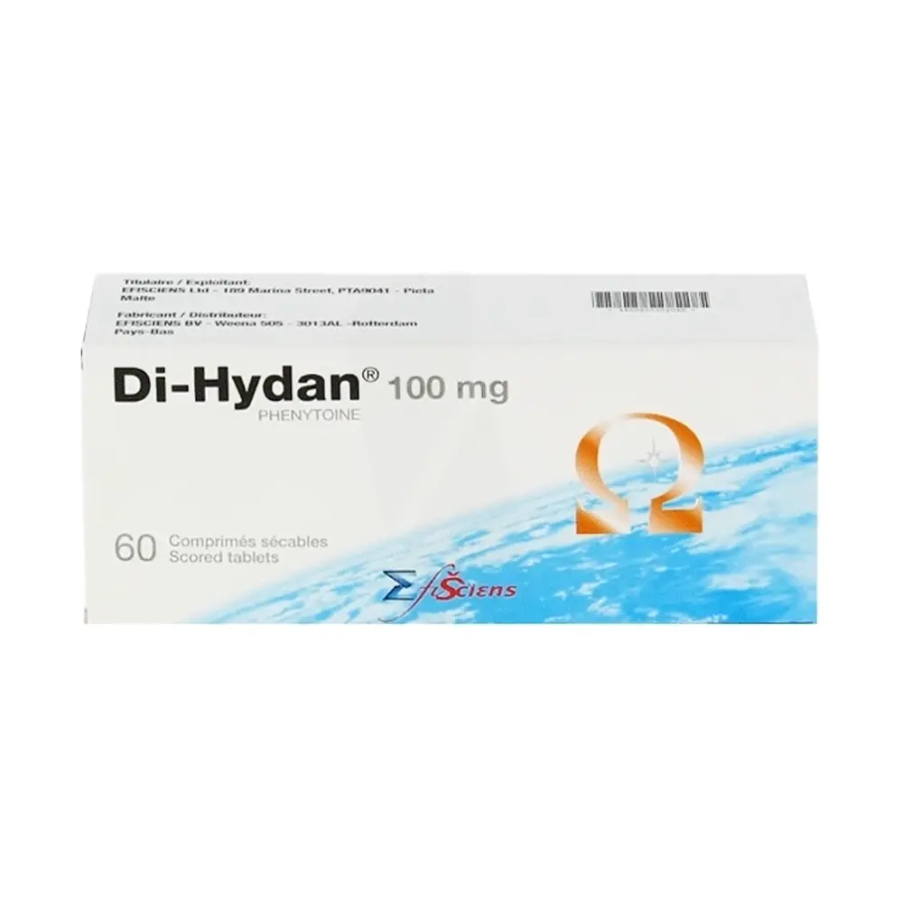 Di-Hydan 100 (Phenytoine 100 mg) Alkopharm 6 vỉ x 10 viên