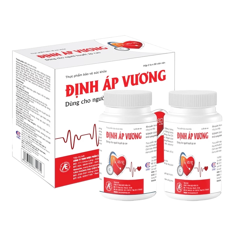 Định Áp Vương 2 lọ x 90 viên
