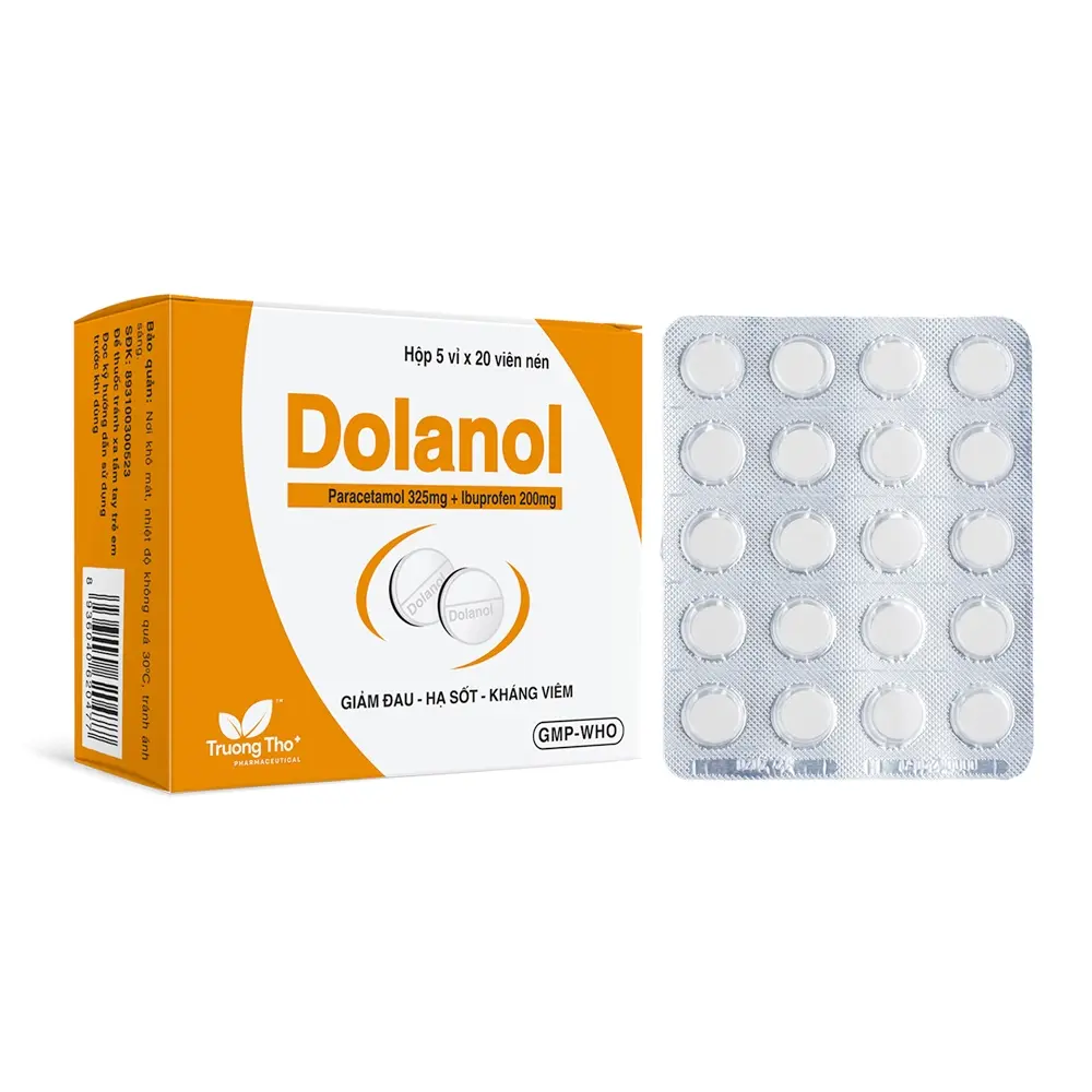 Dolanol Trường Thọ 5 vỉ x 20 viên