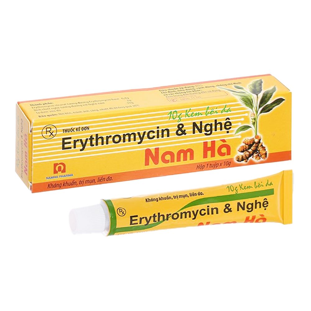 Erythromycin & Nghệ Nam Hà 1 Tuýp x 10g