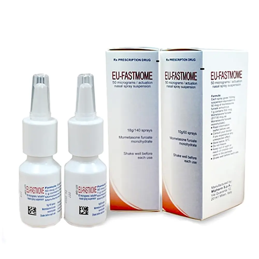 Eu-Fastmome (Mometason furoat 9 mg) Mipharm 1 lọ x 18g