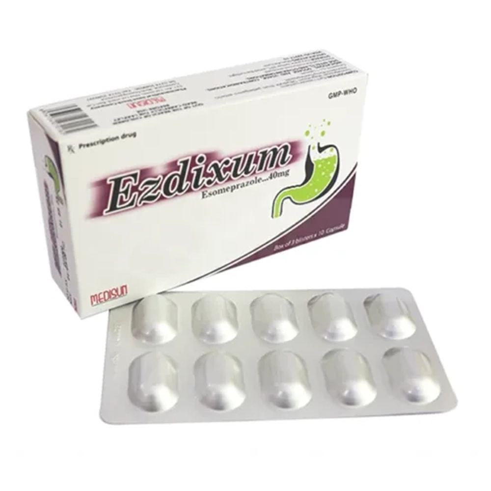 Ezdixum 40mg Medisun 3 vỉ x 10 viên