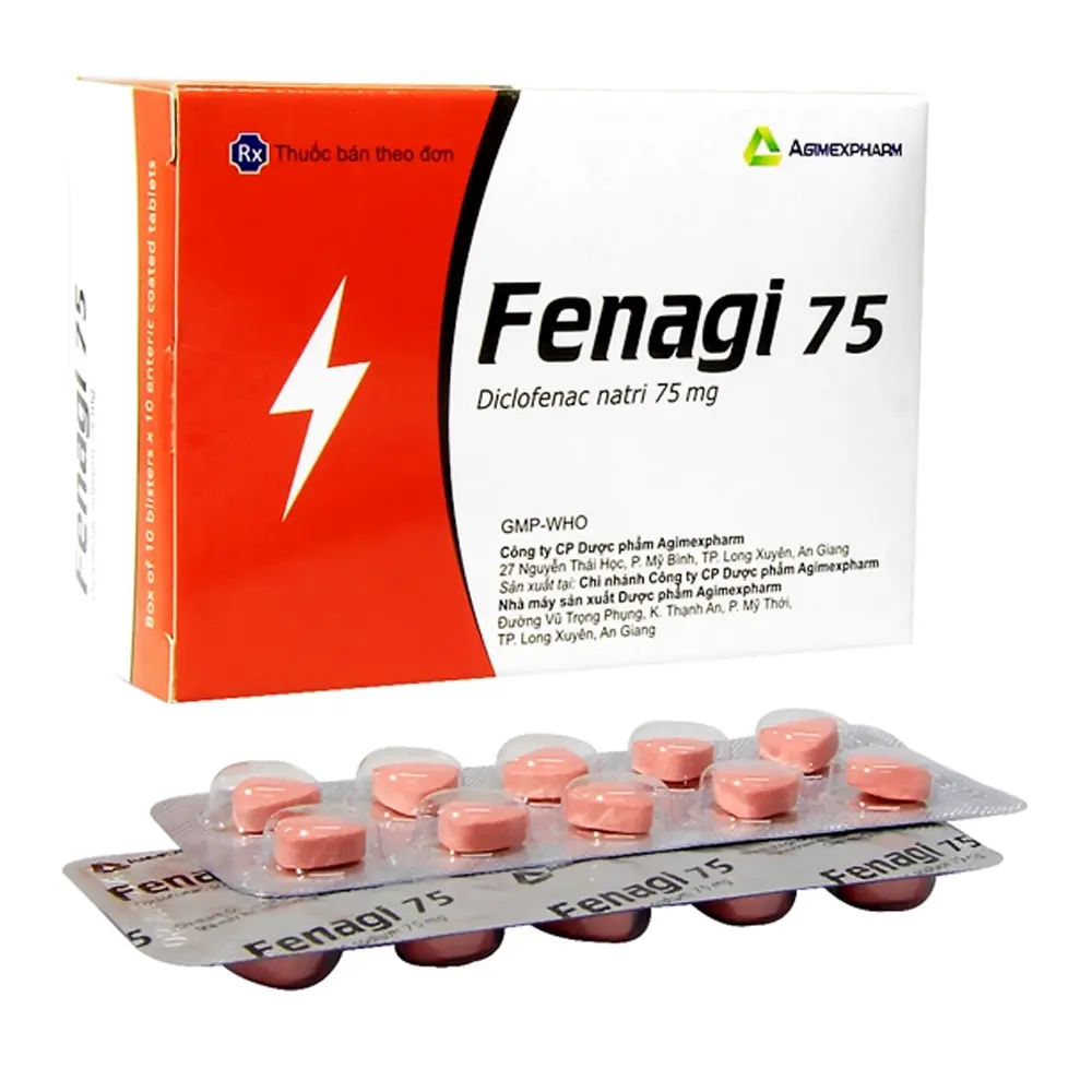Fenagi 75 Agimexpharm 10 vỉ x 10 viên