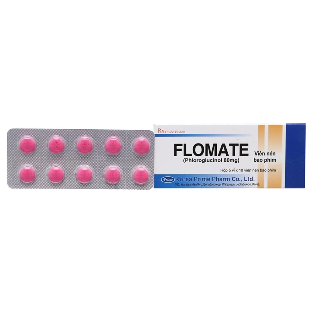 Flomate 80mg Korea Prime 5 vỉ x 10 viên